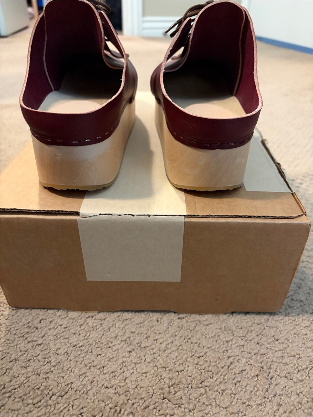 Bryr Zoe Platform clog with kilt size 10/40 - Picture 4 of 5